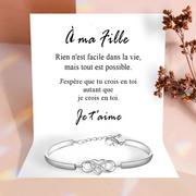 À ma Fille - Bracelet à l'infini