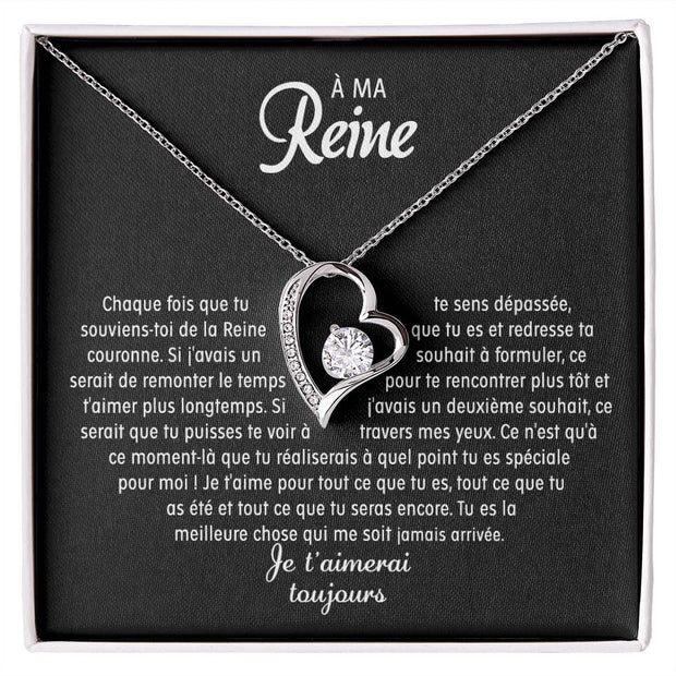 À Ma Reine – Collier Coeur D’amour - Or